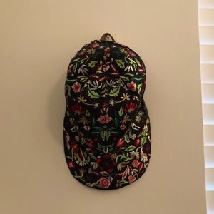 Zara floral embroidered cap hat
